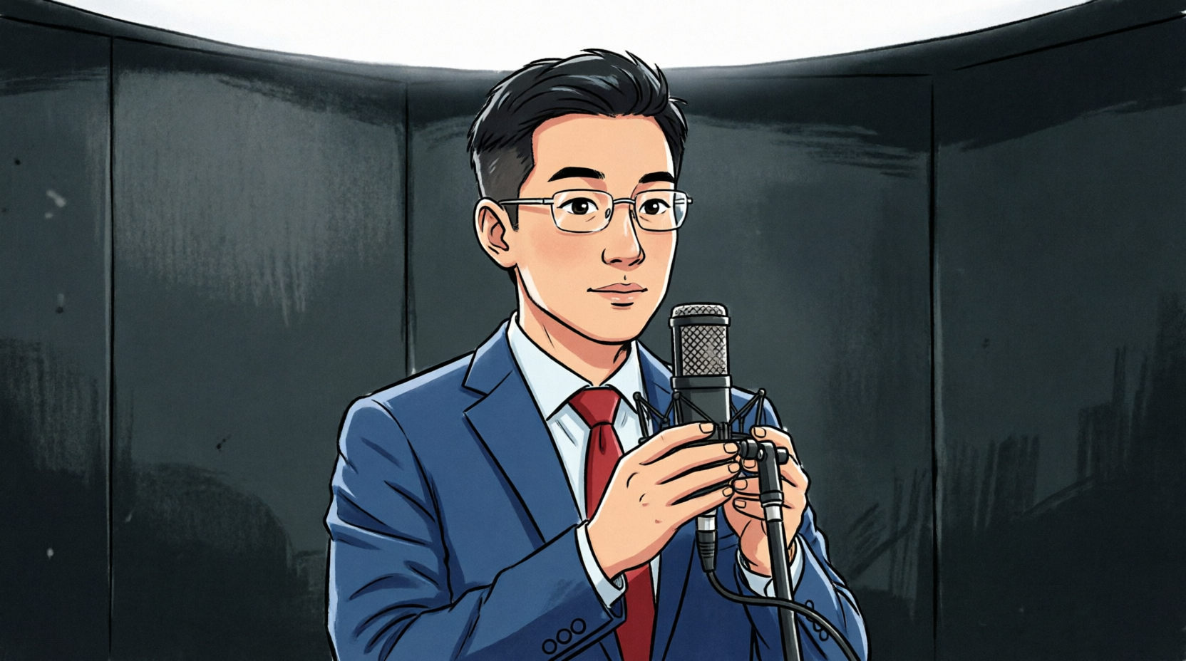 Happy Announcer